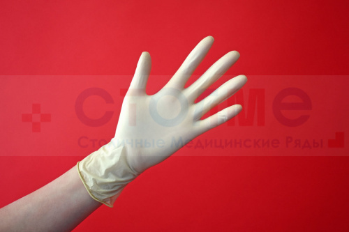 Перчатки медицинские латексные неопудренные DentaMax, L, Желтый, 100 шт/упк Перчатки медицинские латексные неопудренные DentaMax, L, Желтый, 100 шт/упк