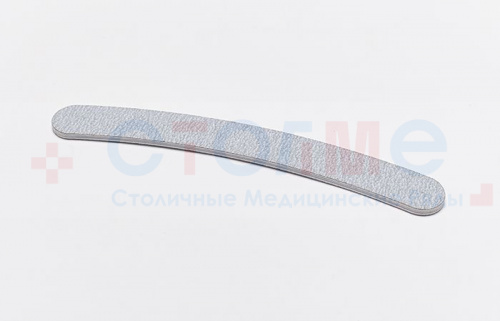 Пилка маникюрная Бумеранг 180/180 грит, в ассортименте, 1 шт/упк