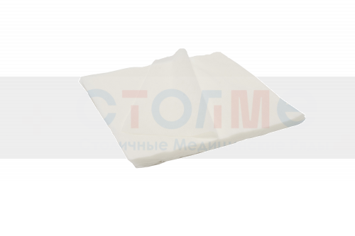Салфетки медицинские из спанлейса, 20х20 см, белый, 100 шт/упк