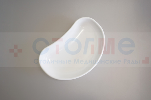 Лоток почкообразный полимерный белый, 1 шт/упк